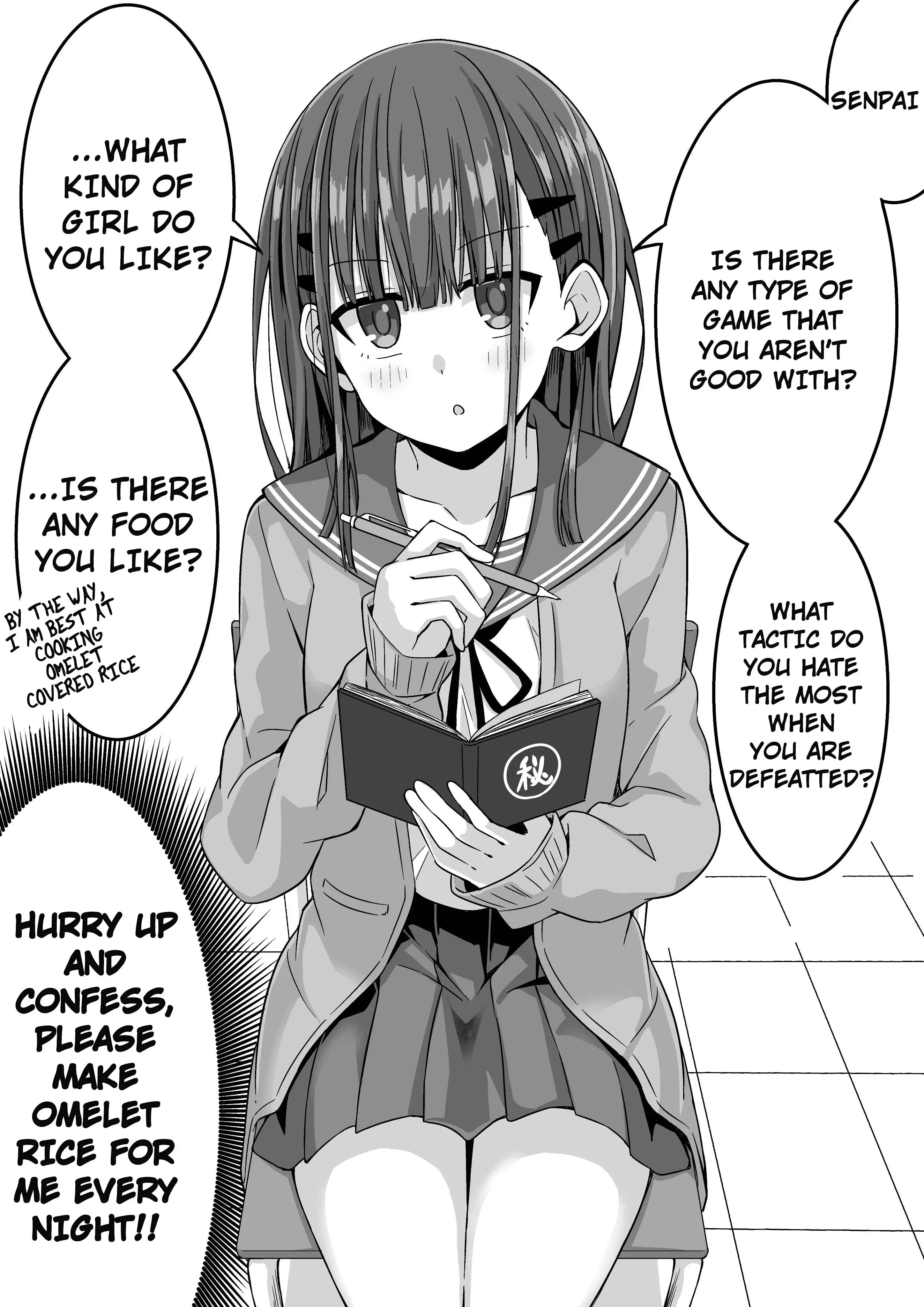 A Manga Where A Kouhai Wants to Beat Her Senpai and Confess Chapter 3 2